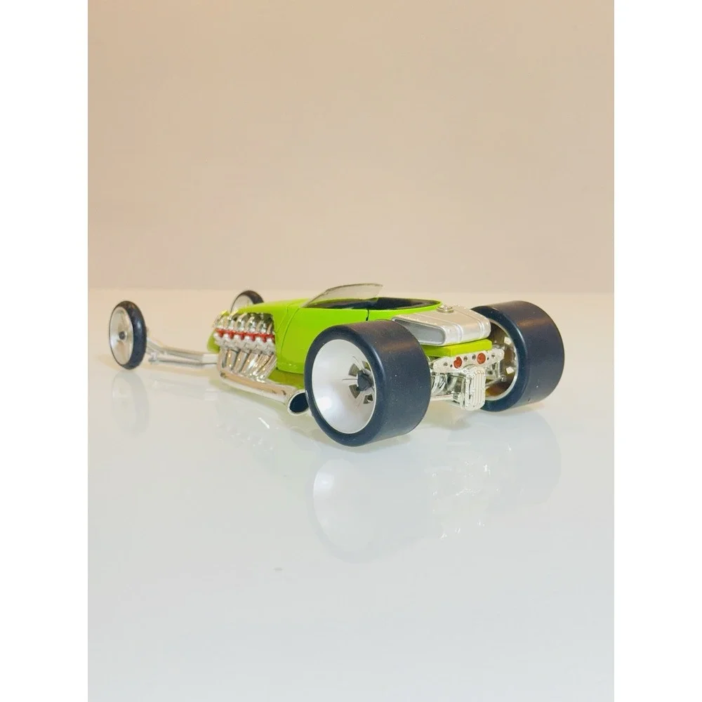Hot Wheels Twin Mill 1:18 Diecast Model Car Lime Green Custom Hot Rod Rare